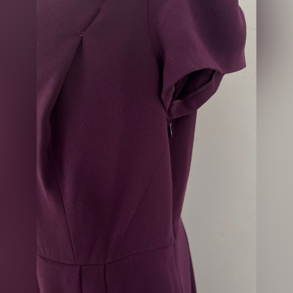 Prada Label Deep Purple Short Sleeve Dress Size 46 - Picture 7 of 16